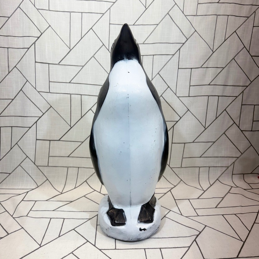 Union Products Blow Mold Penguin 22" Black White Vintage 1988 Holiday Decor